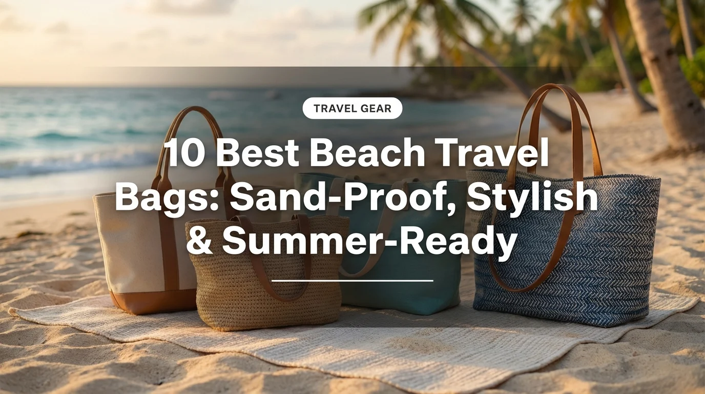 10 Best Beach Travel Bags: Sand-Proof, Stylish & Summer-Ready