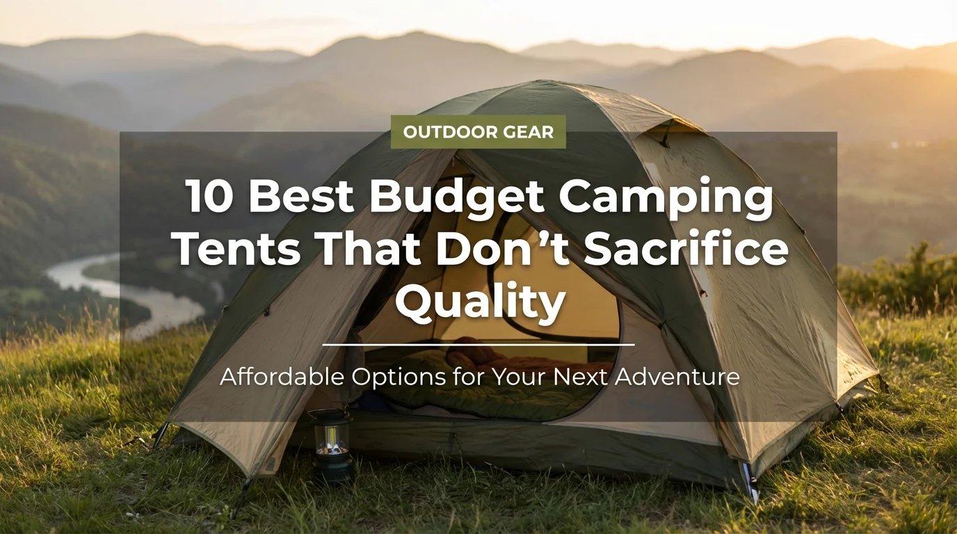 10 Best Budget Camping Tents That Don't Sacrifice Quality