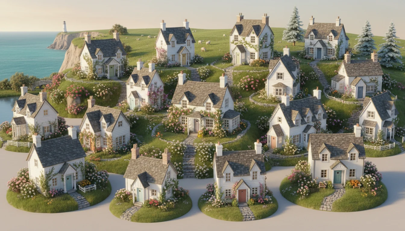 18 Adorable Tiny White Cottages You’ll Love