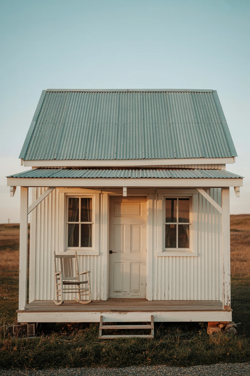 The Rustic Cottage with a Tin Roof