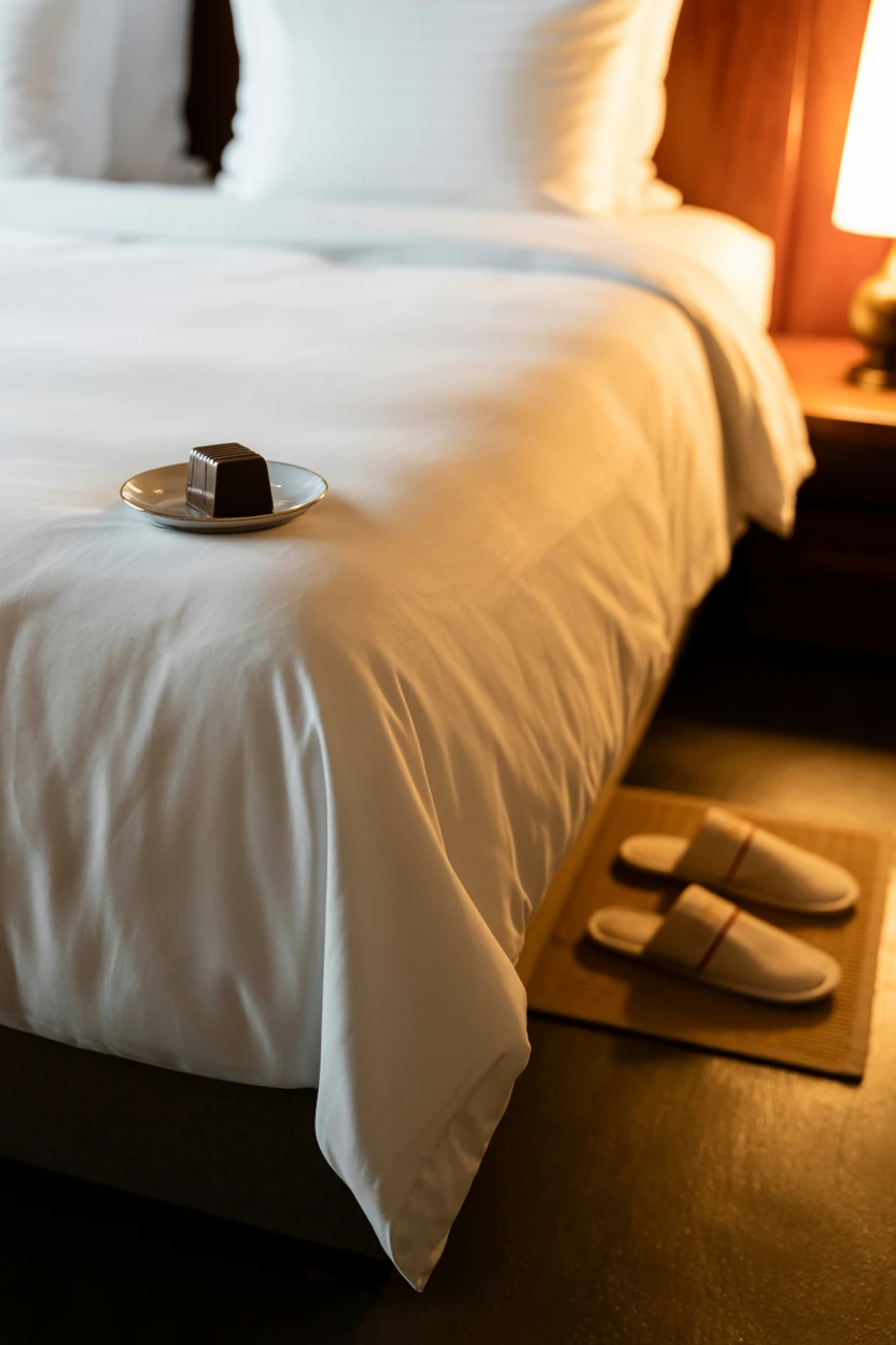 A Perfectly Folded Turn-Down