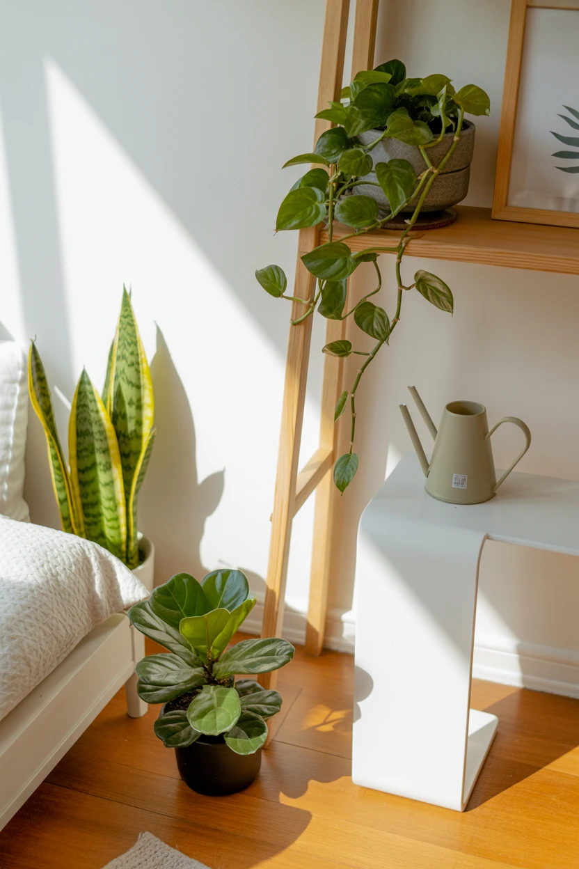 Curated Plant Corner with Greenery