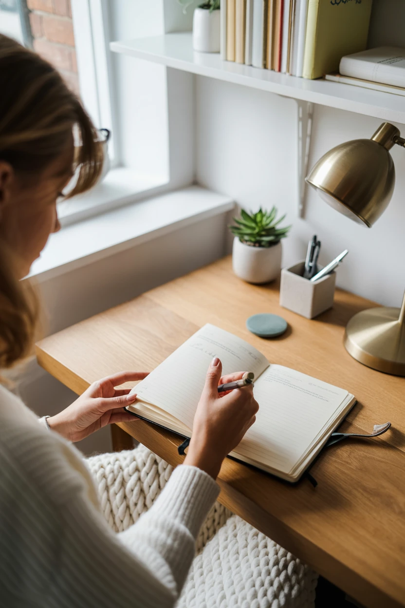 Personalized Desk Area with Smart Storage