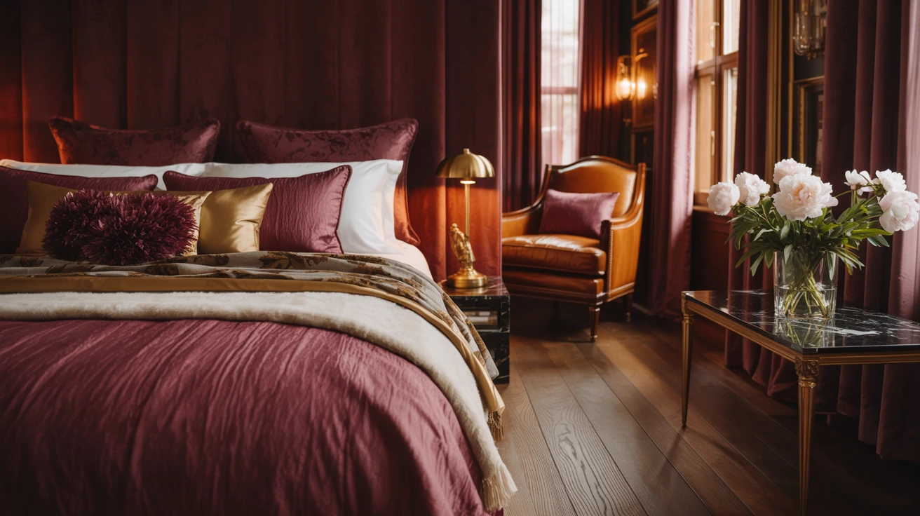 21 Gorgeous Burgundy Bedroom Inspirations You Need to See