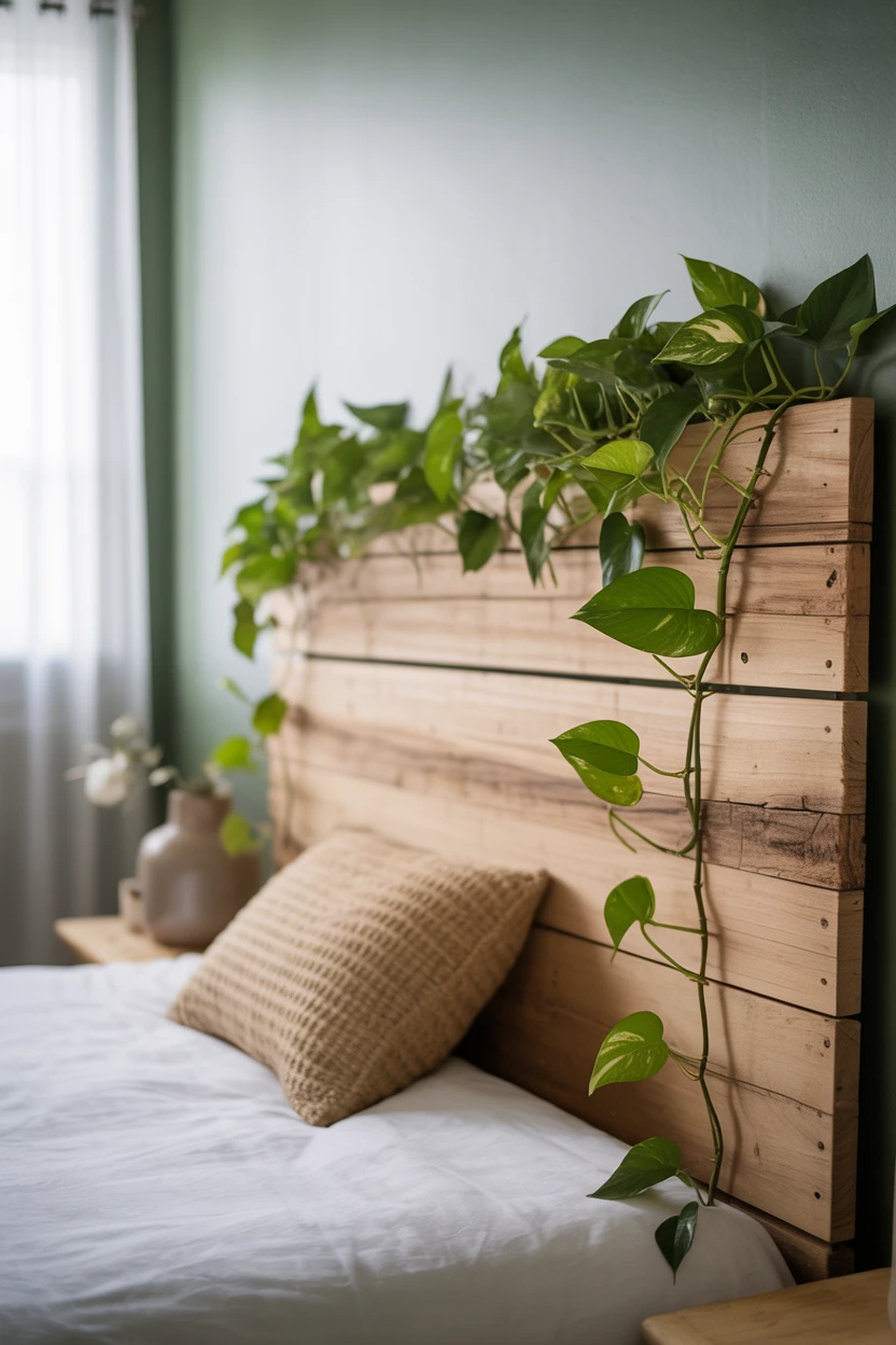 Cascading Vine Headboard