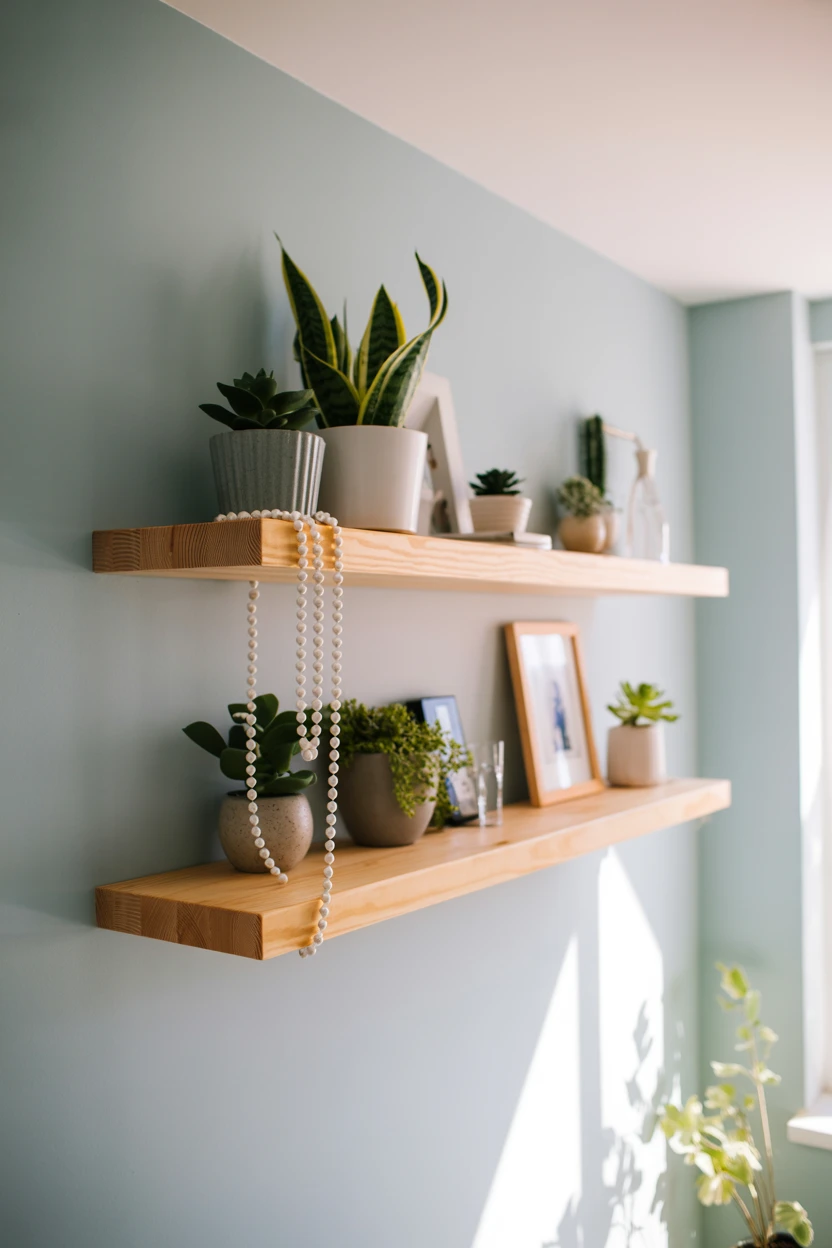 Floating Plant Shelves