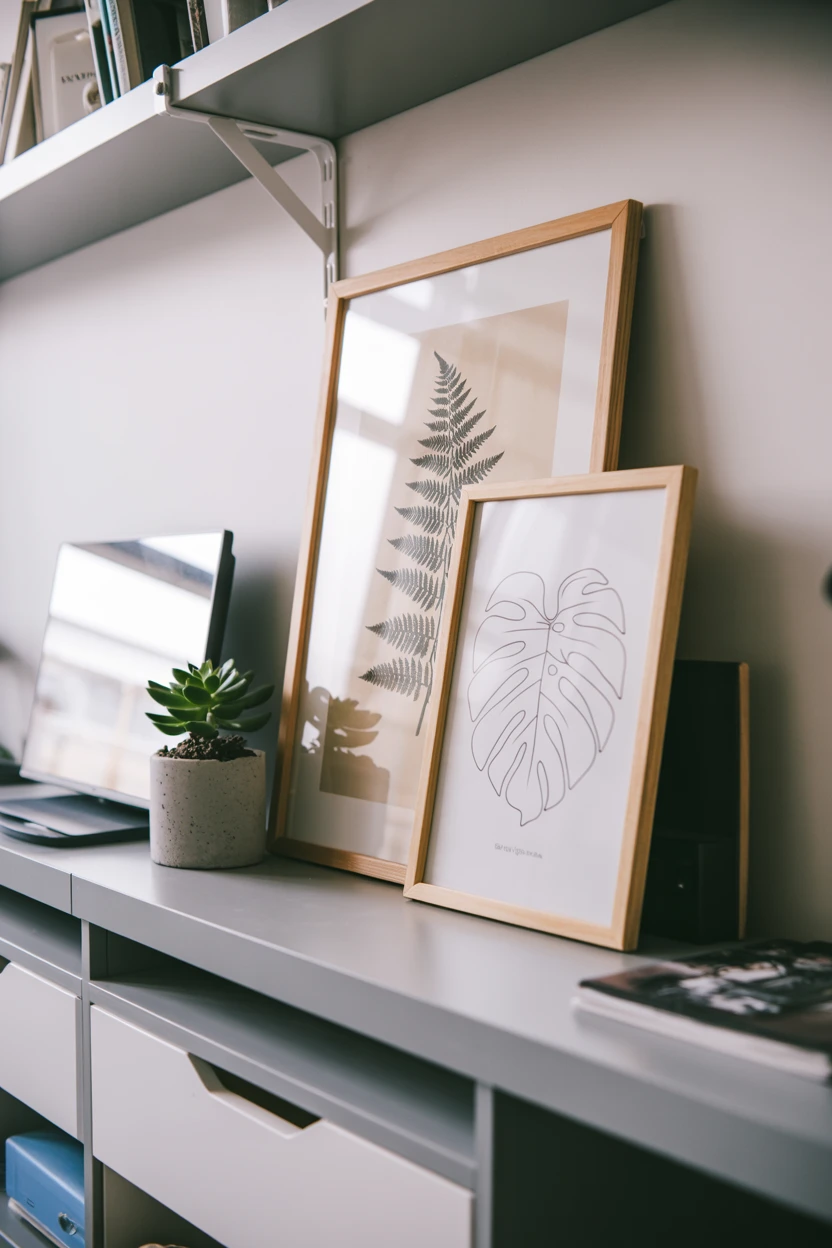 Layered Botanical Art Prints