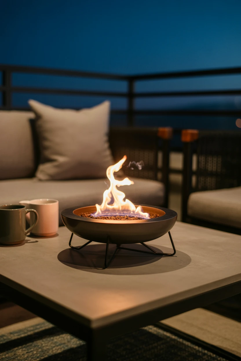 Use a Tabletop Fire Pit