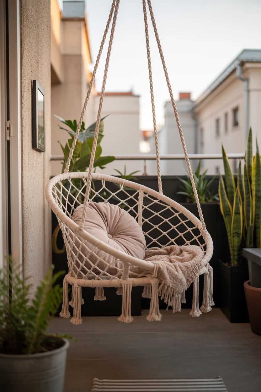 Hang a Cozy Swing Chair