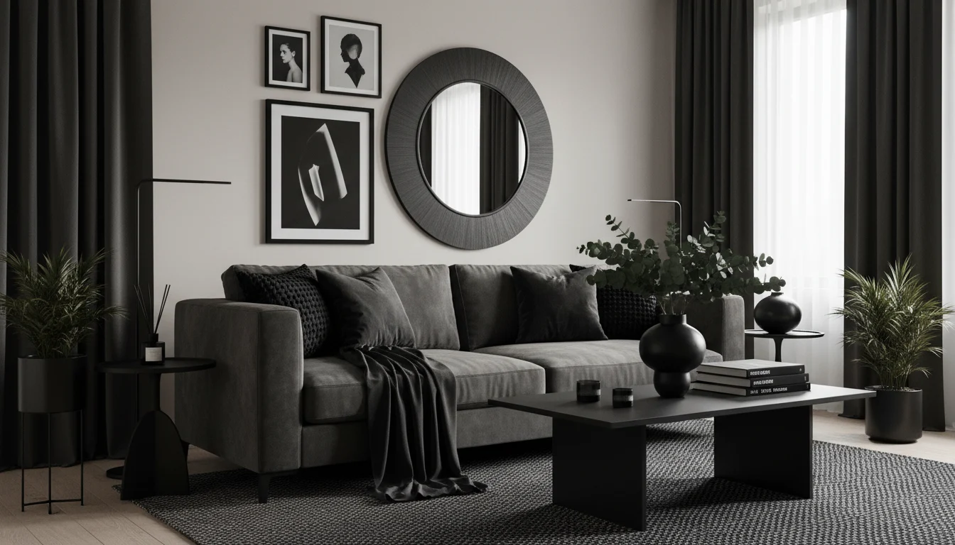 22 Chic Black Decor Inspirations for a Timeless Apartment Look