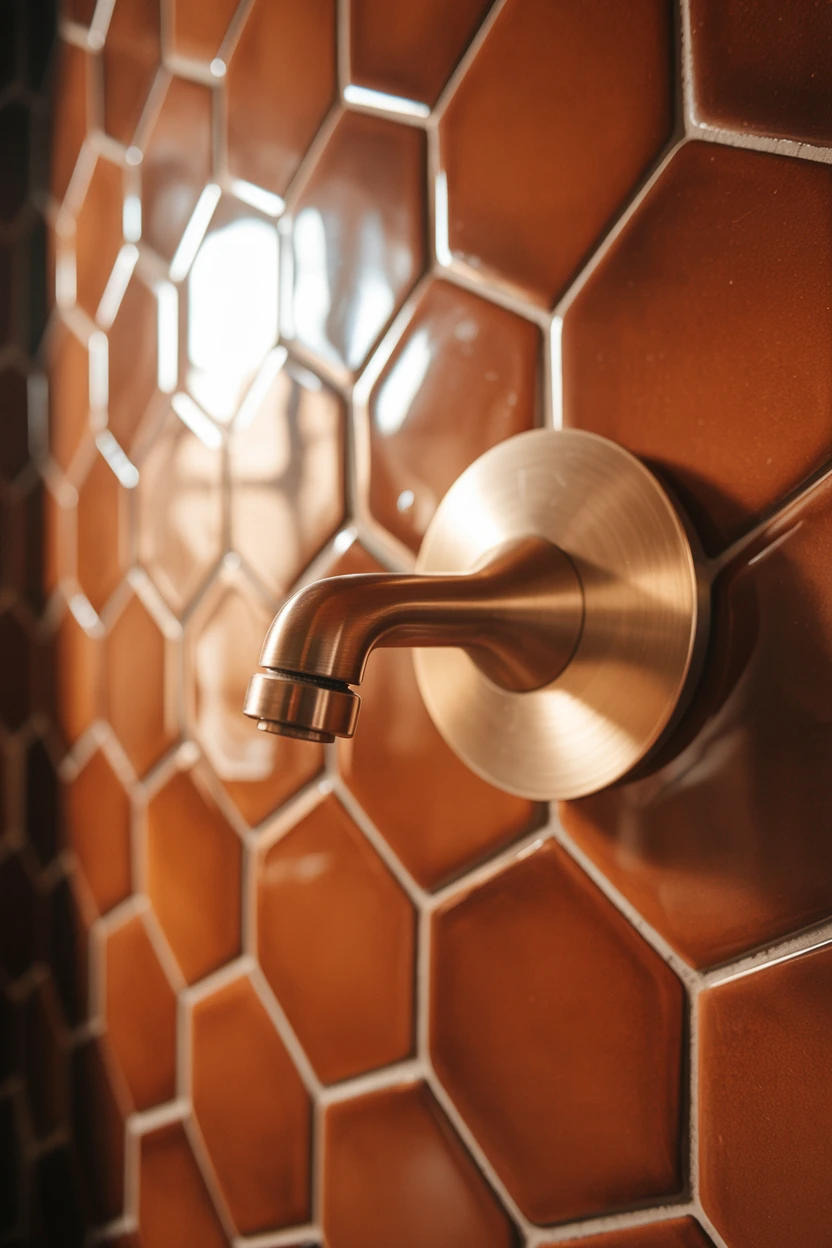 Warmth from Brushed Brass and Gold Fixtures