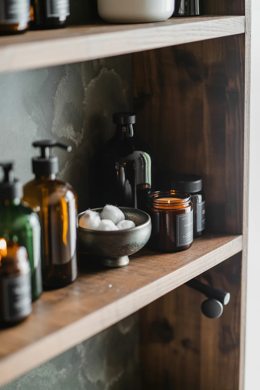 Apothecary Jars and Dark Glass