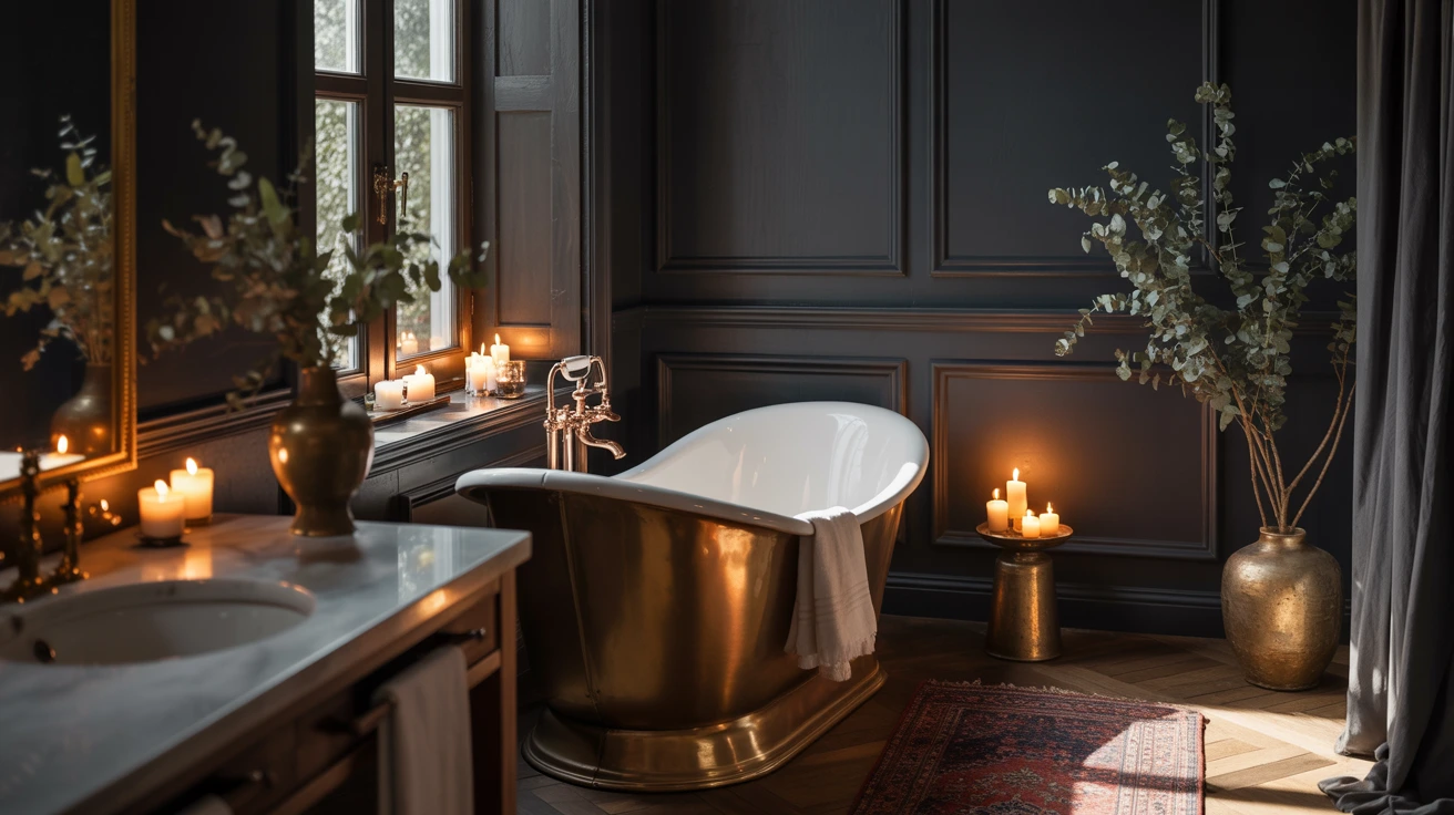 22 Stunning Moody Bathroom Design and Decor Ideas