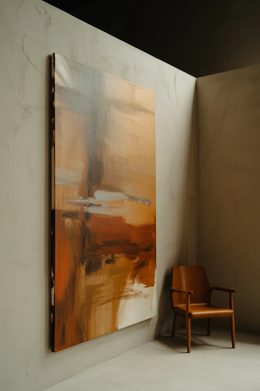 Choose Earth-Toned Abstract Art