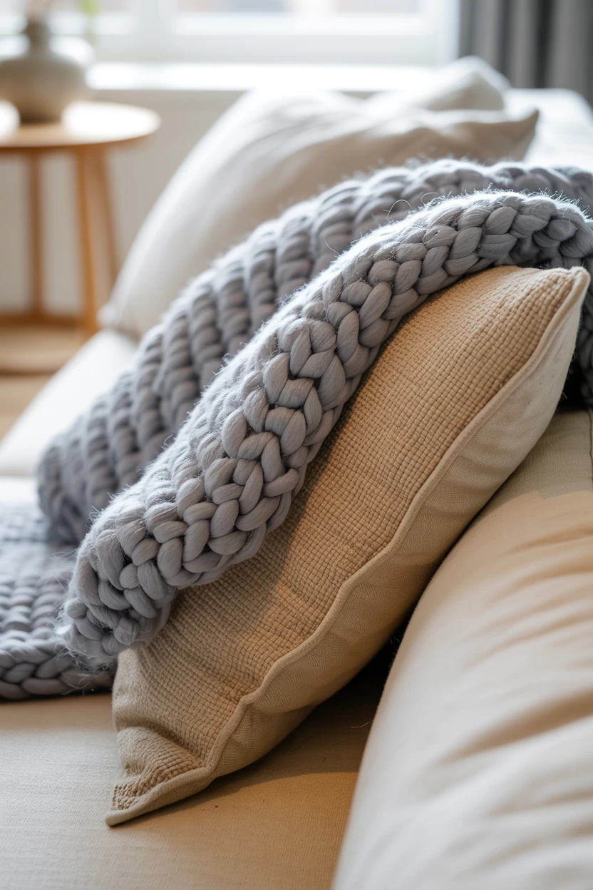 Layer with Natural Textiles