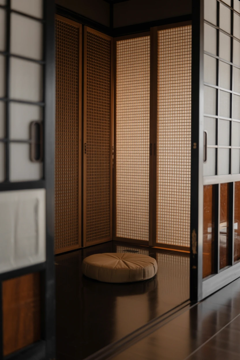 Install Shoji Screen Dividers