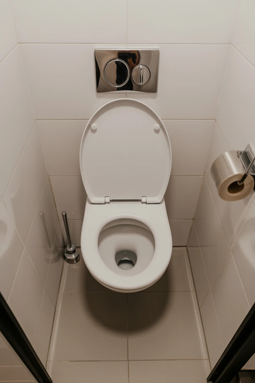 The Compact, Wall-Hung Toilet