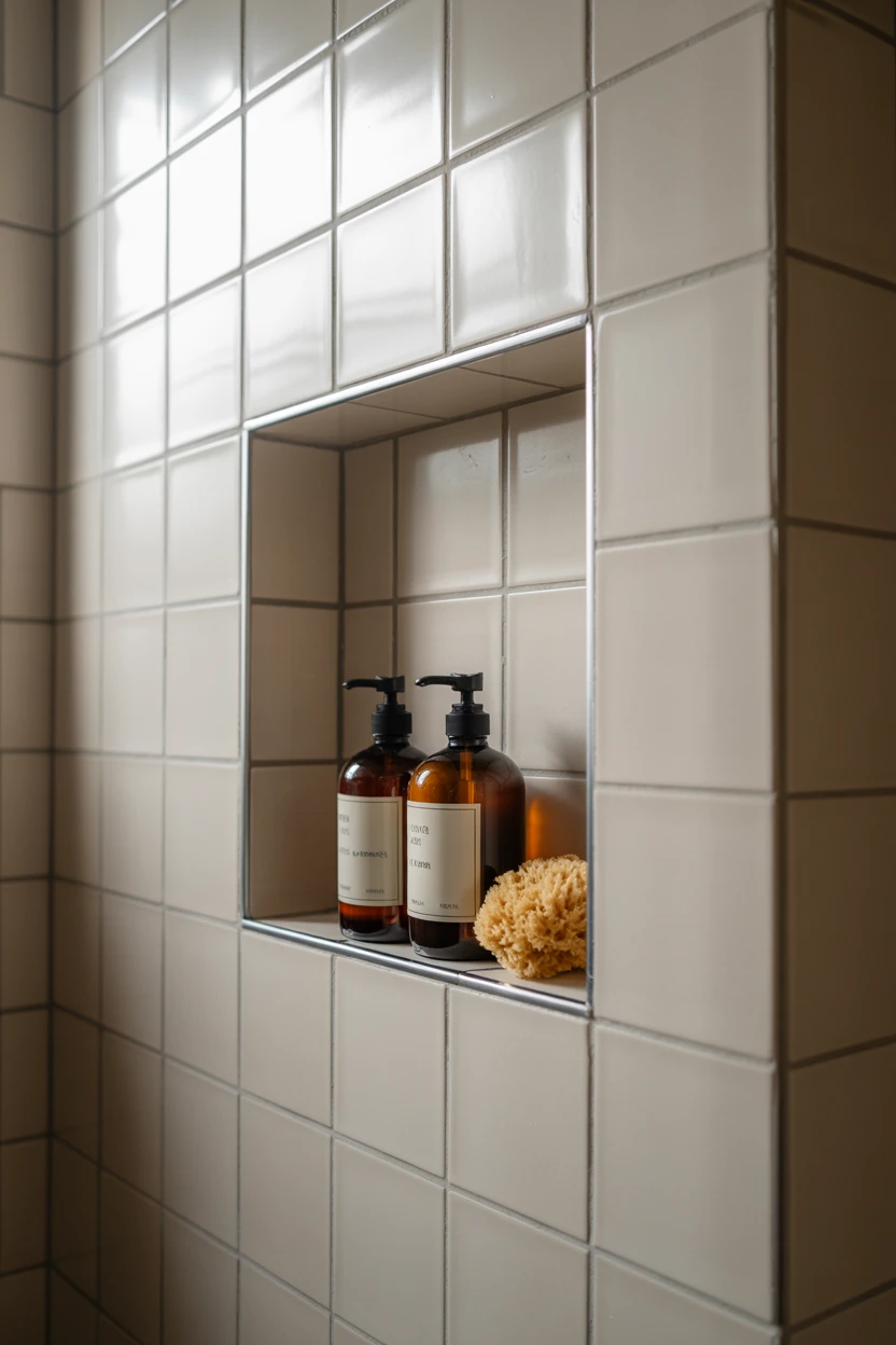 The Built-In Shower Niche