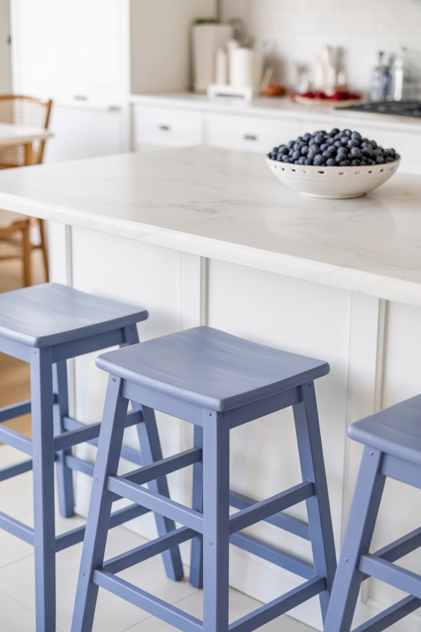 Periwinkle Blue Accents for a Playful Touch