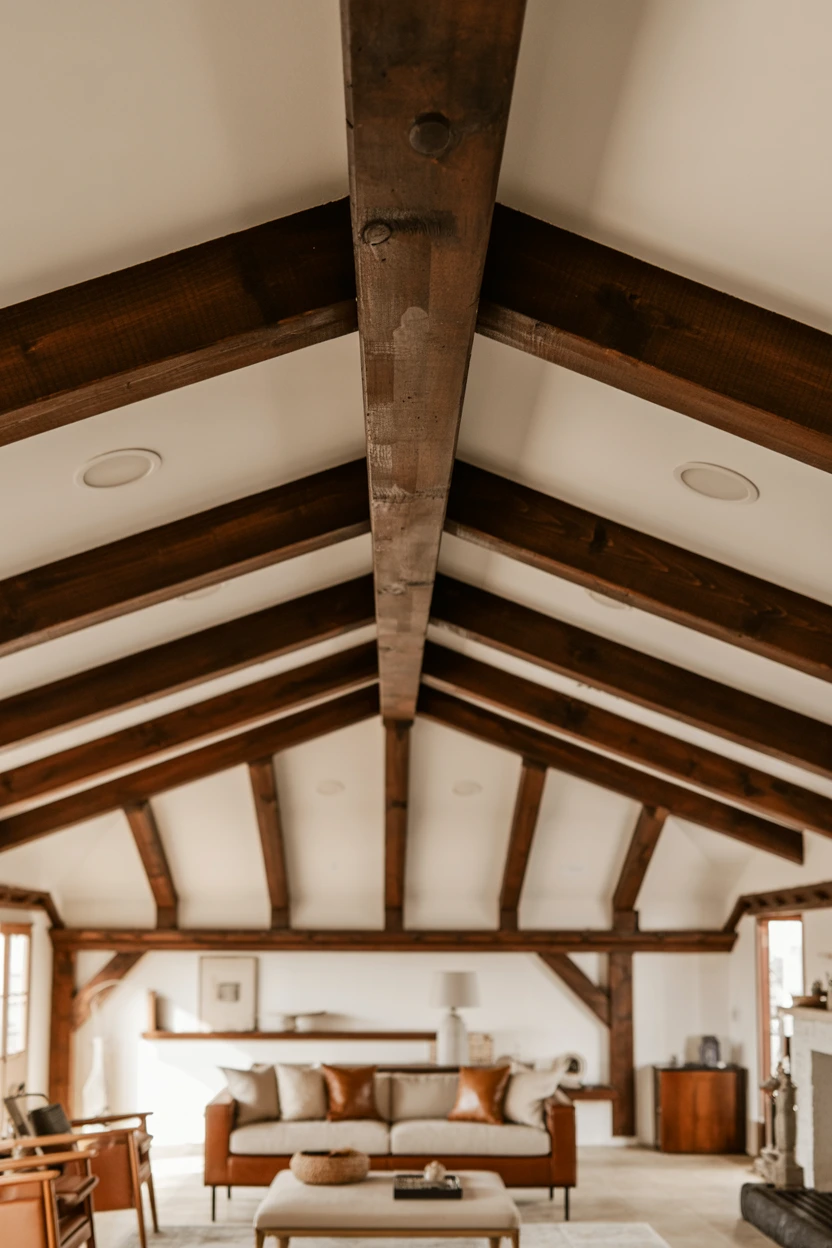 Highlight Exposed Ceiling Beams