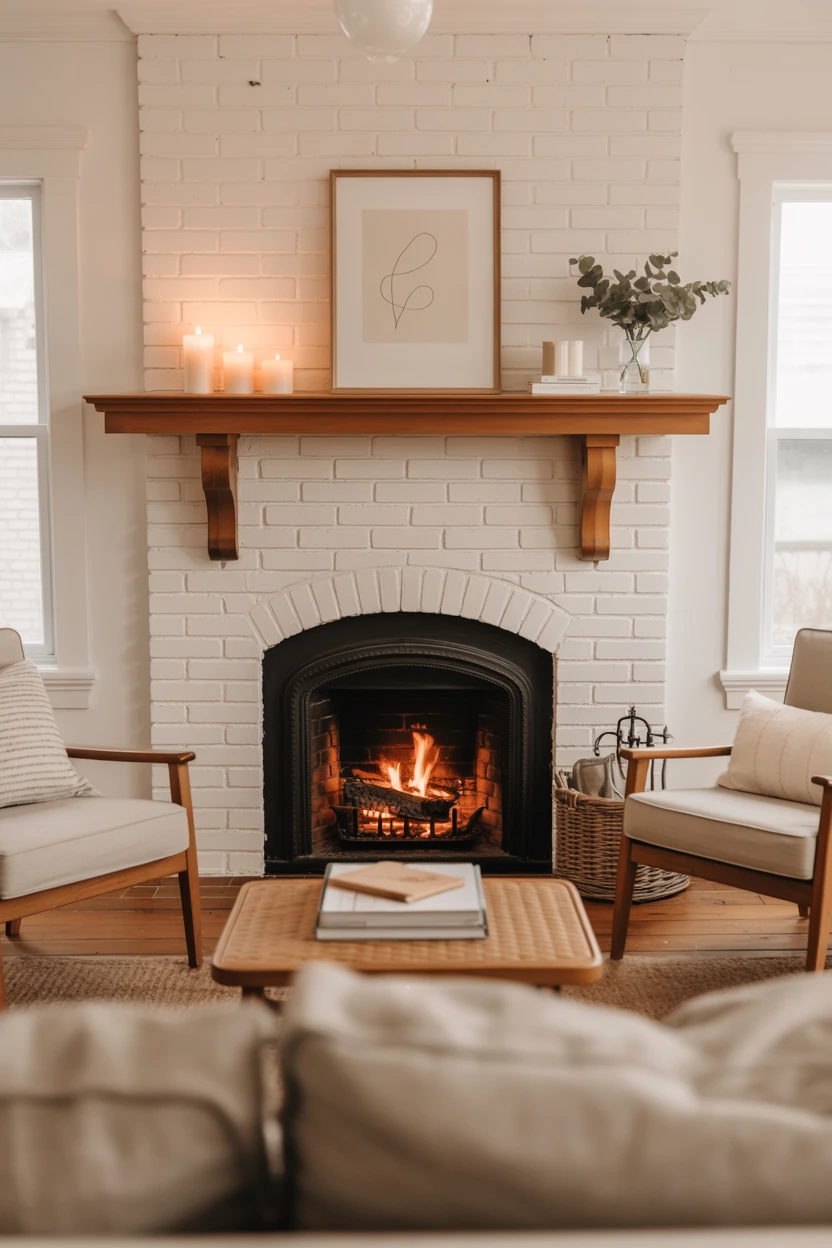 Make the Fireplace a Cozy Focal Point
