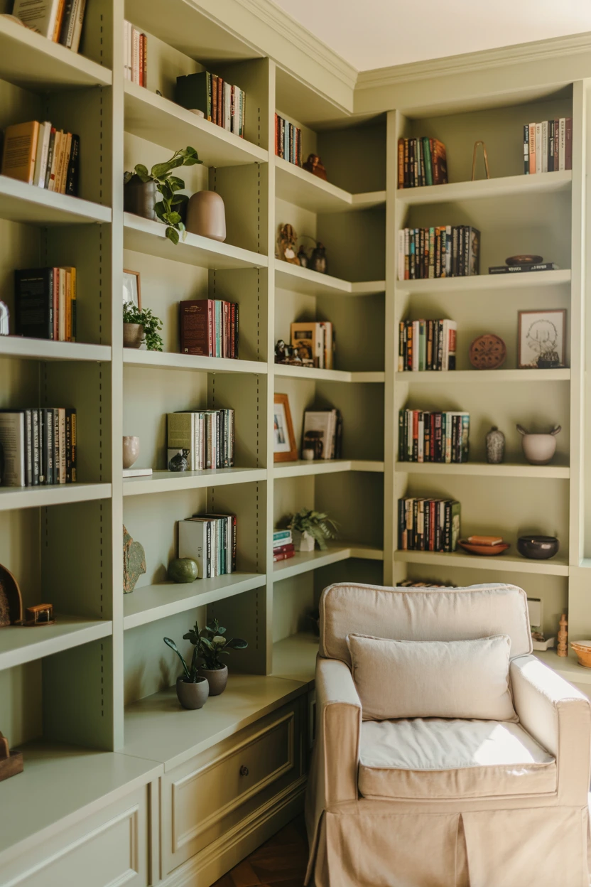 Install Wall-to-Wall Built-In Shelving