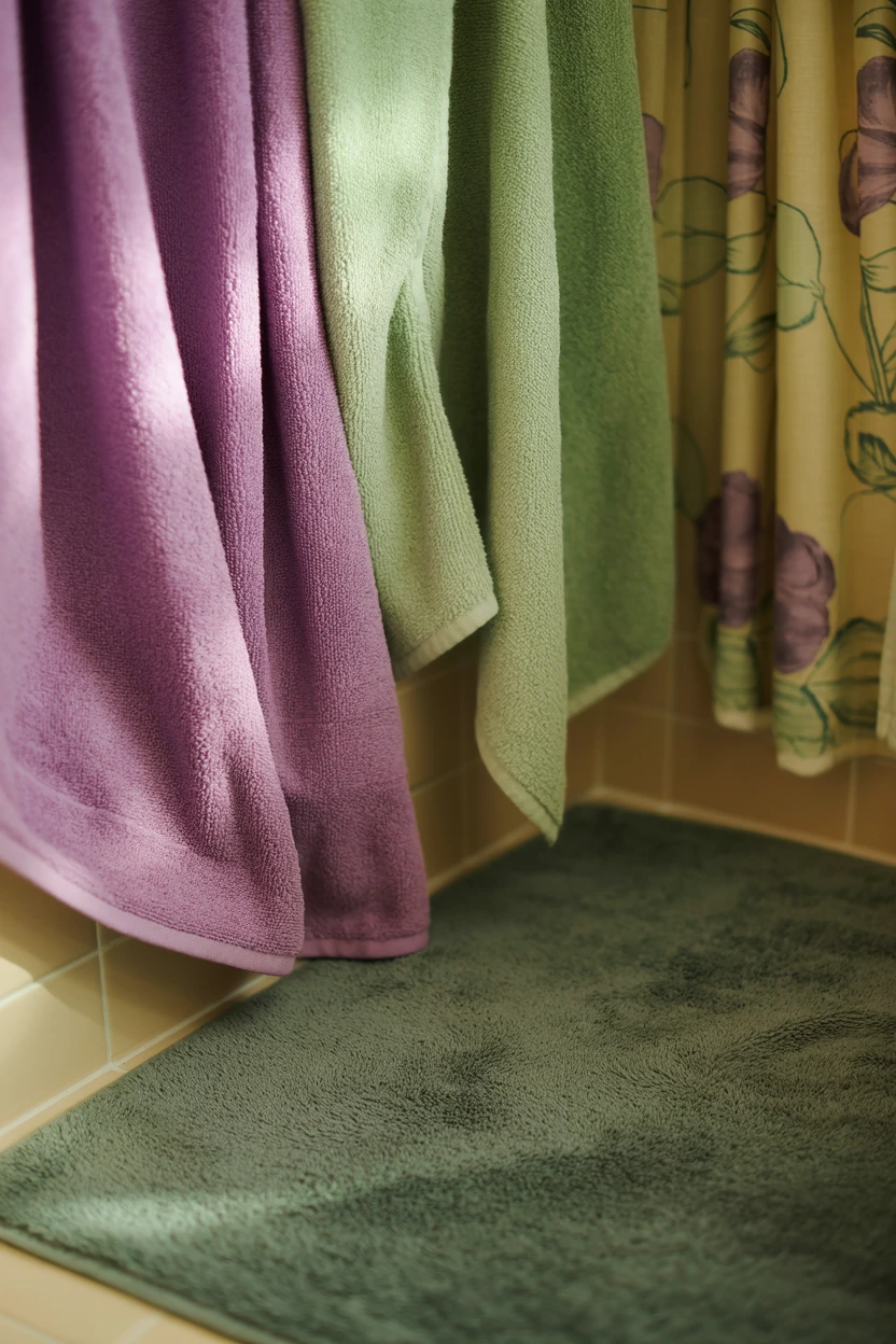 Layered Textiles in Various Shades