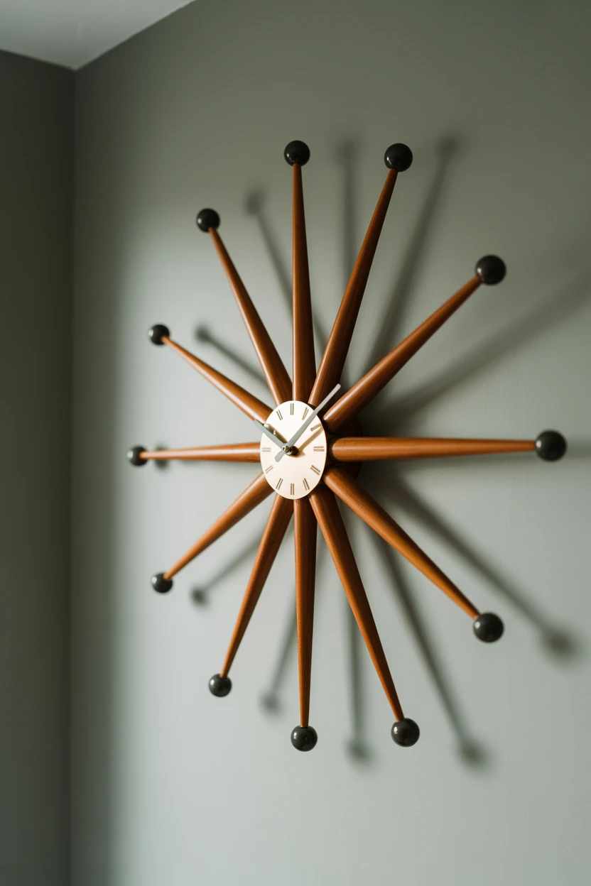 A Classic Starburst Clock