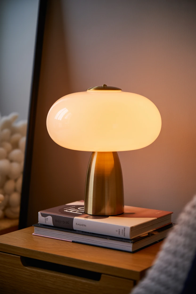 Mushroom-Shaped Table Lamp