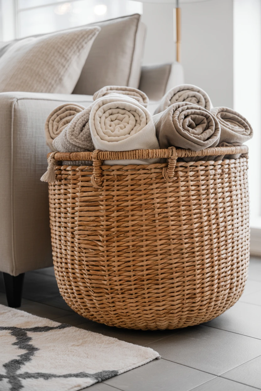 The Woven Basket for Cozy Storage