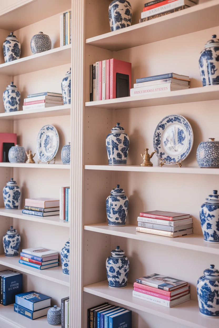A Collection of Blue and White Porcelain