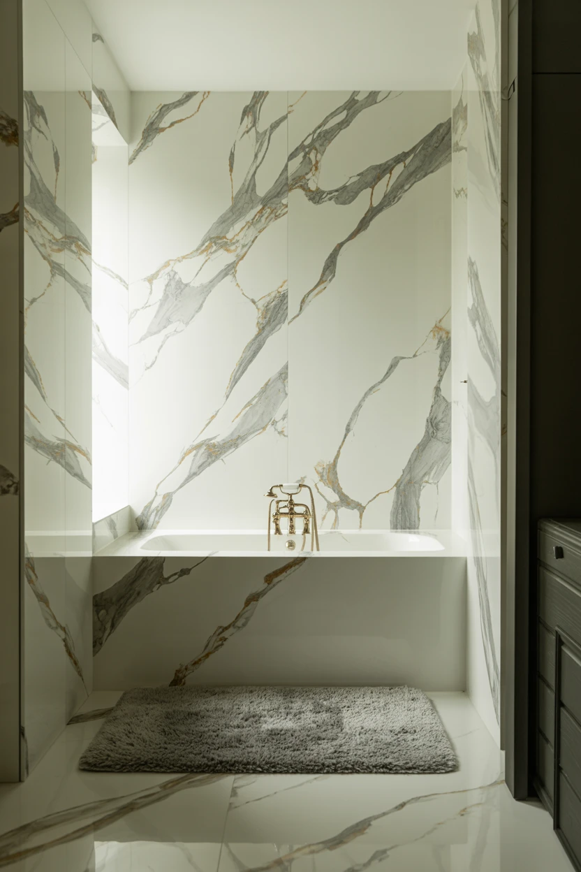 Luxurious Faux Marble Effect