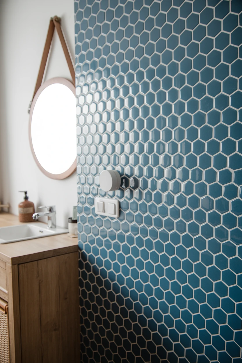 Clever Tiled Effect Wallpaper