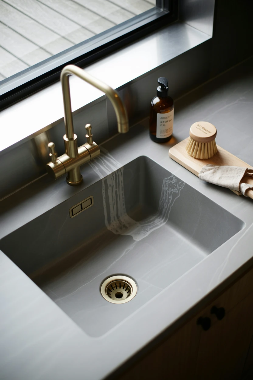 Integrated Stone Sink