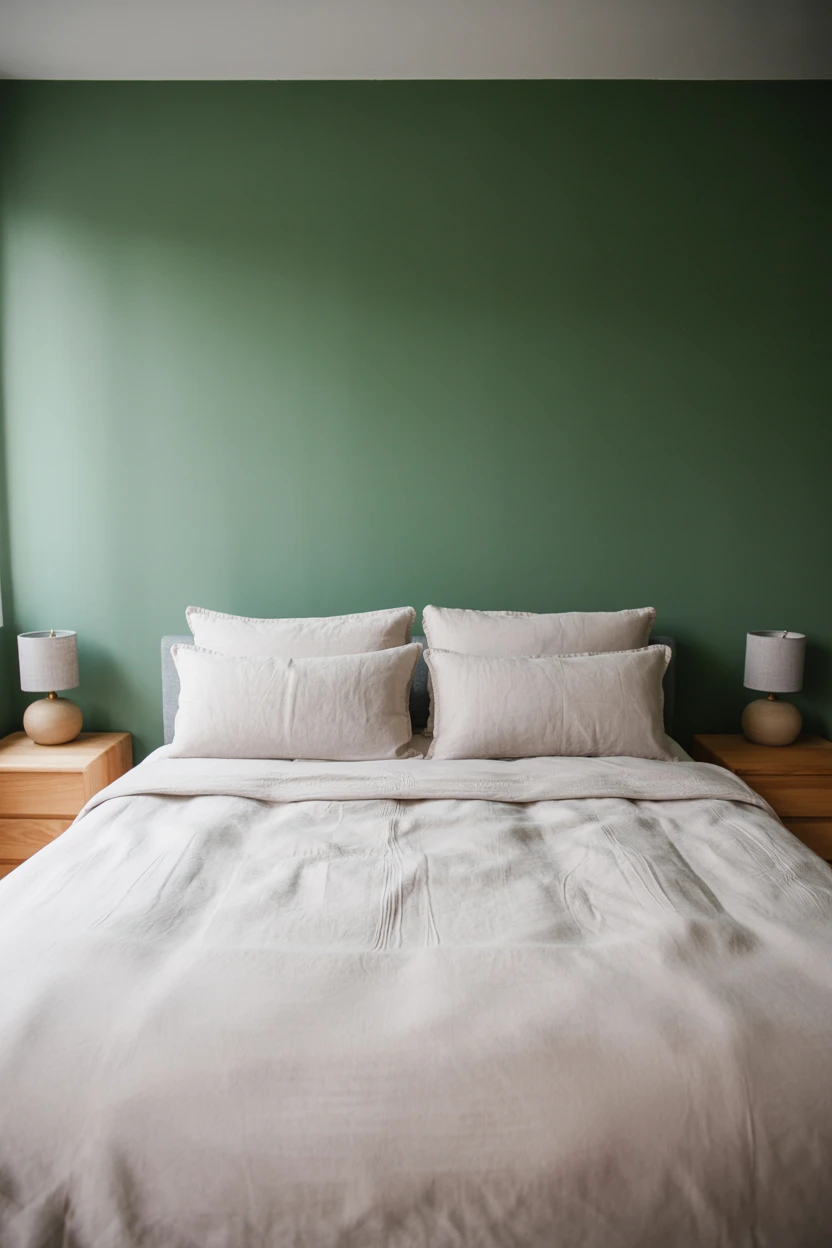 The Classic Sage Accent Wall