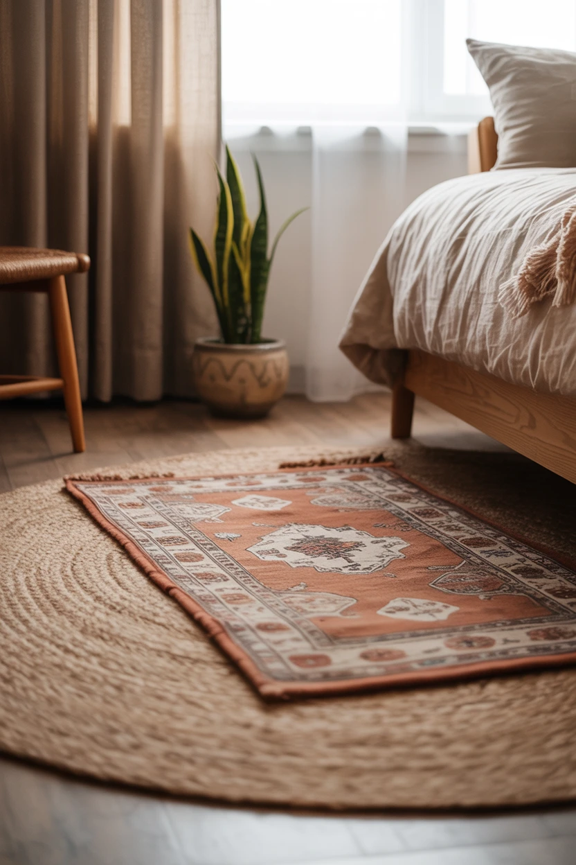 The Layered Rug Look