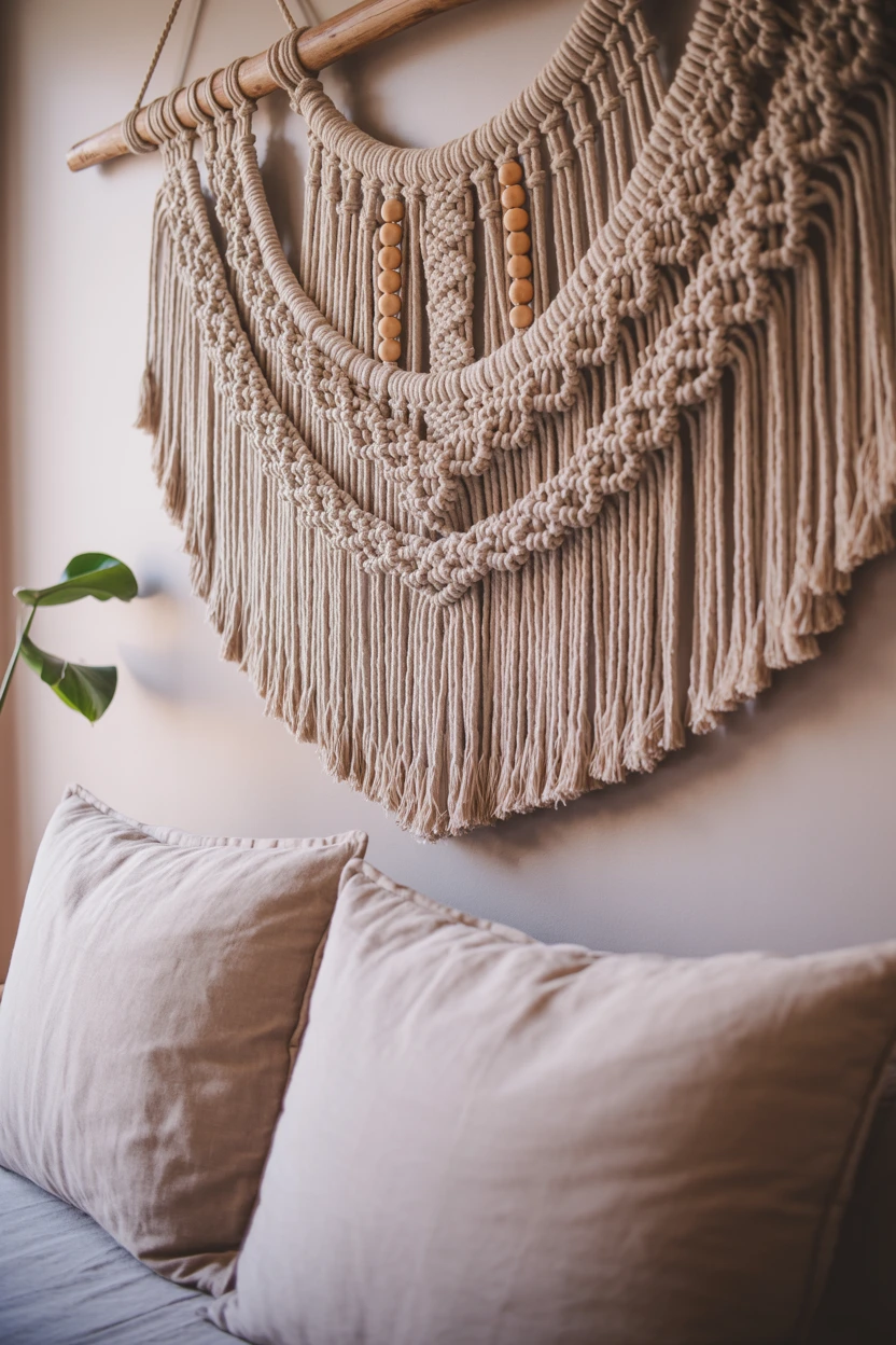 A Statement Macrame Wall Hanging