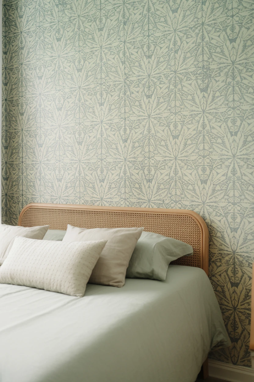 Peel-and-Stick Wallpaper for an Accent Wall