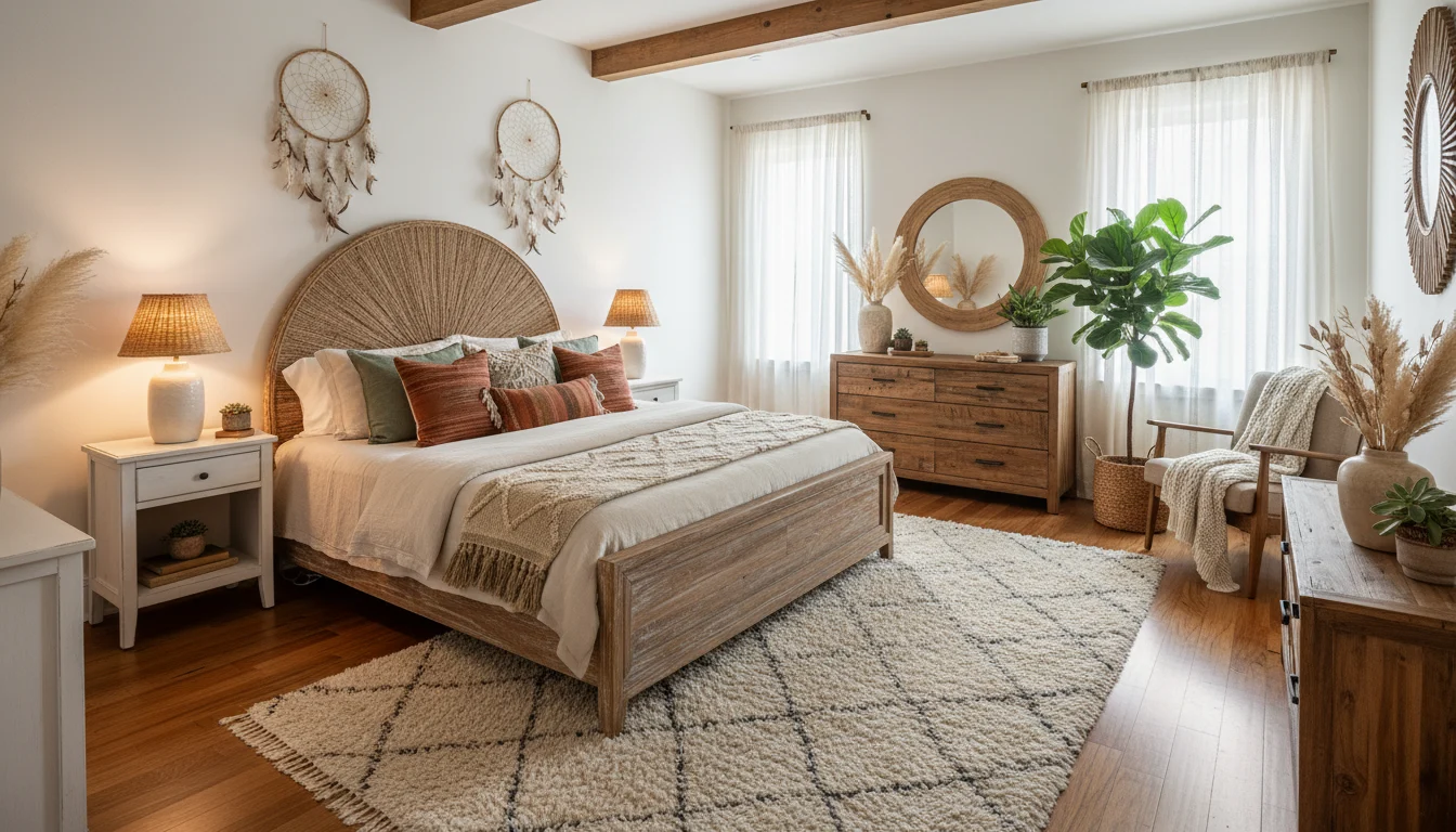 25 Stunning Boho Farmhouse Bedroom Styles You’ll Love