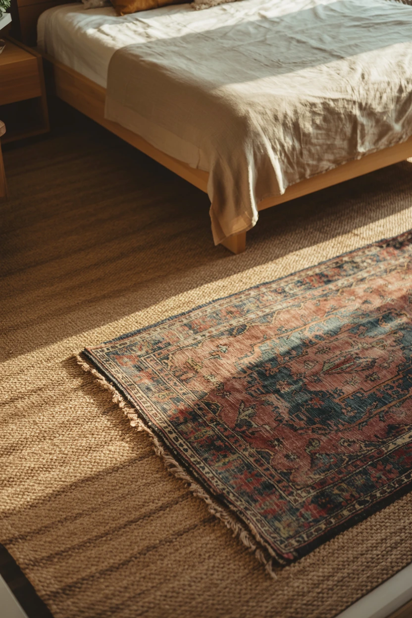 Layered Rugs for Ultimate Coziness