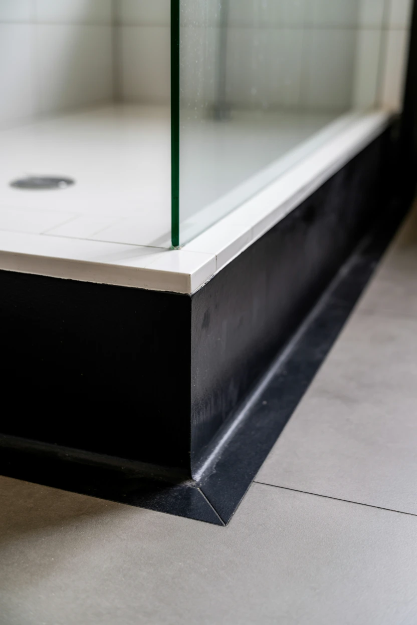 Black Trim and Baseboards