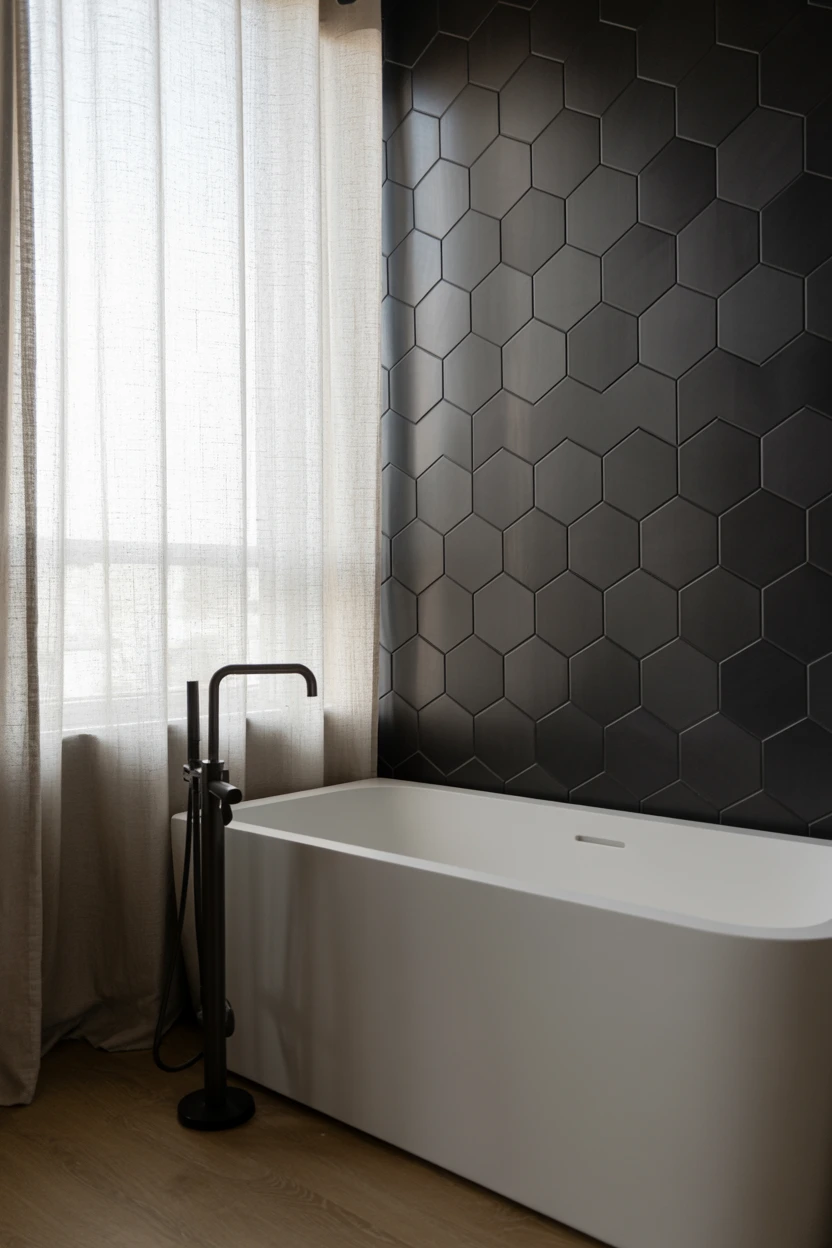 A Single Black Accent Wall