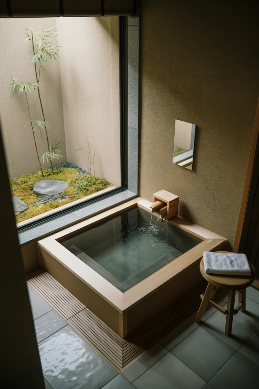 The Sunken Japanese-Style Soaking Tub