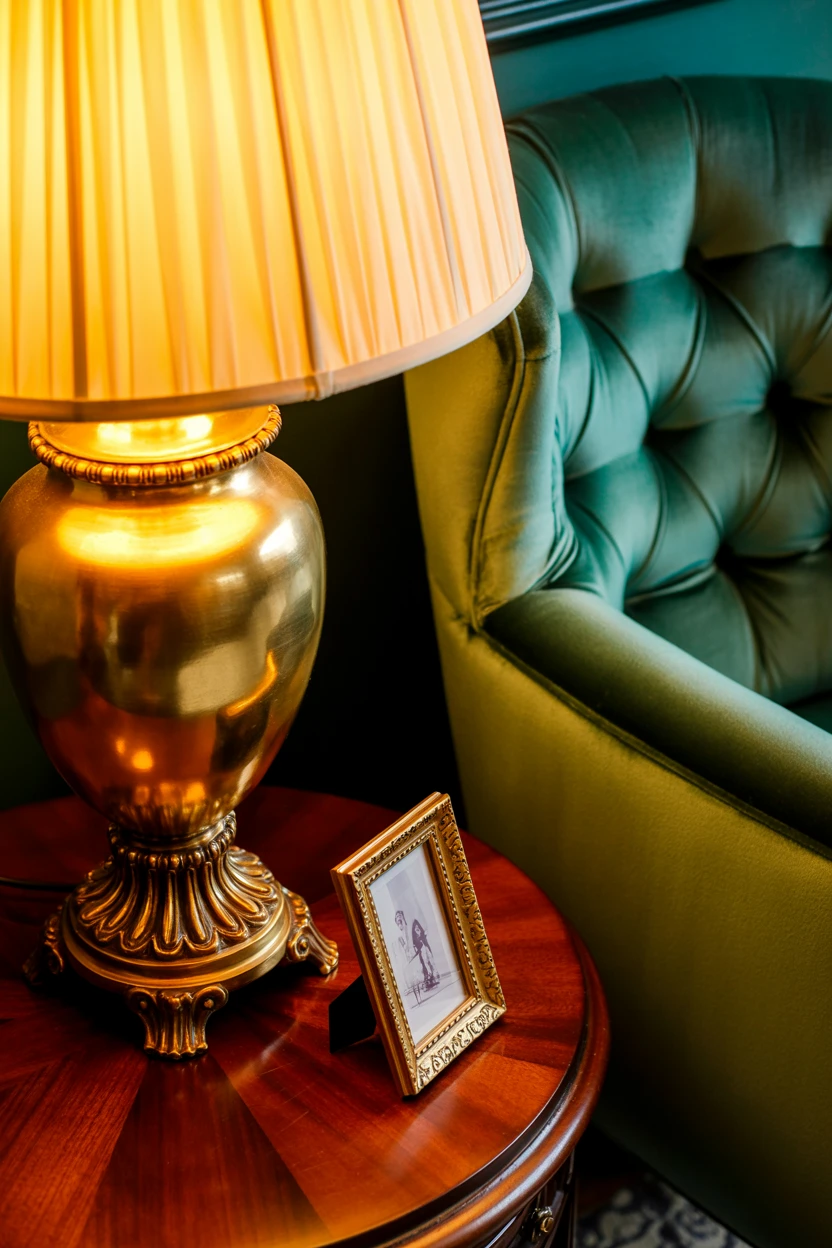 Gilded or Brass Finish Lamps