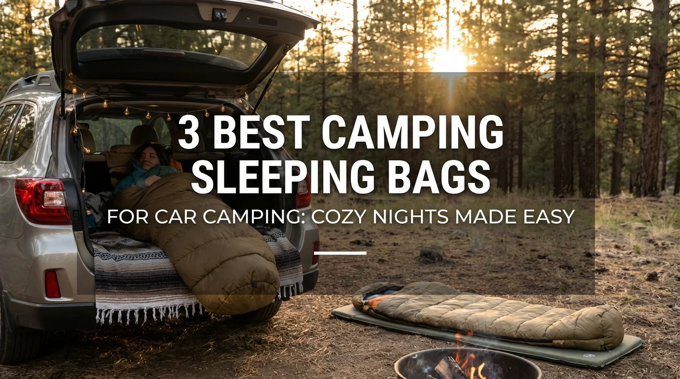3 Best Camping Sleeping Bags for Car Camping: Cozy Nights Made Easy