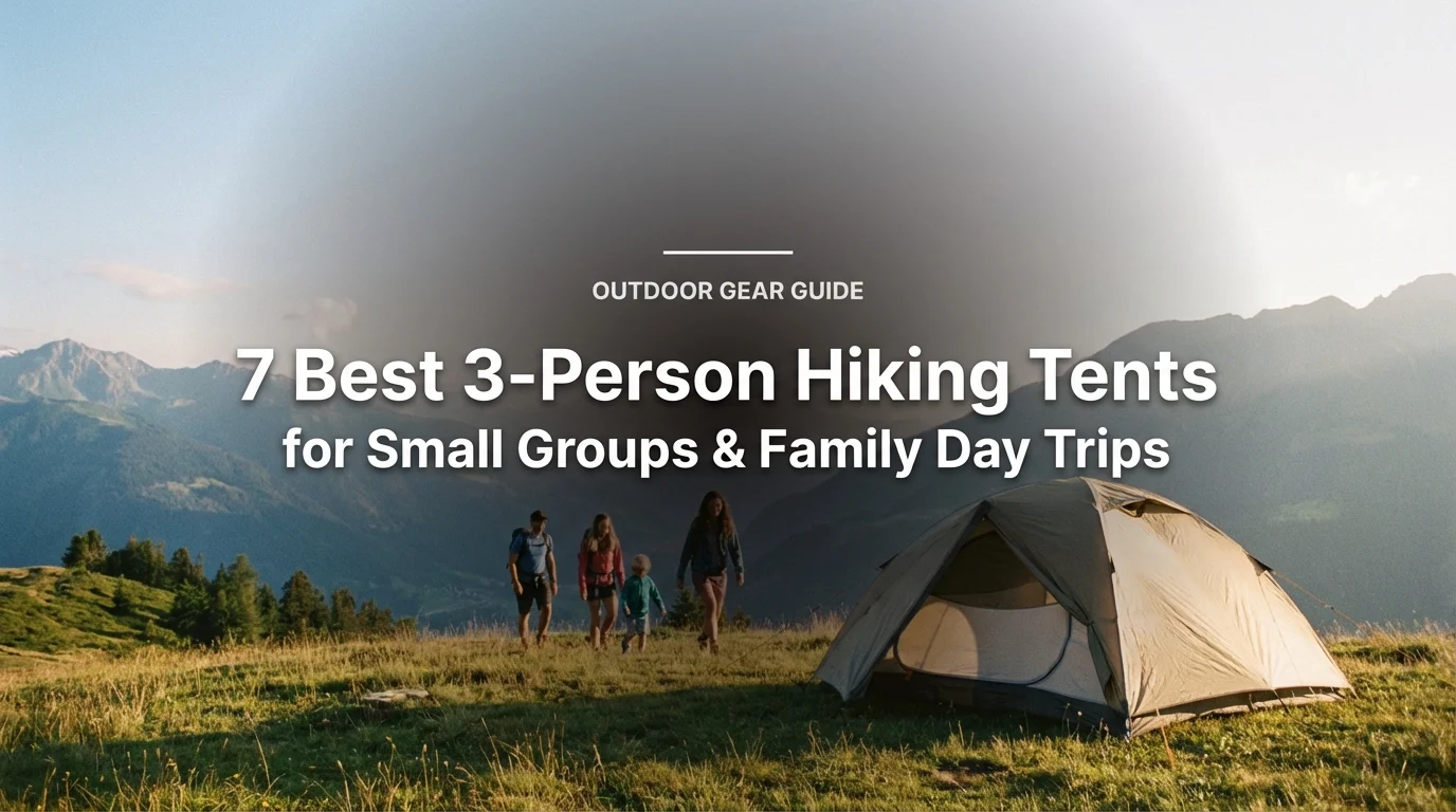 7 Best 3-Person Hiking Tents for Small Groups & Family Day Trips